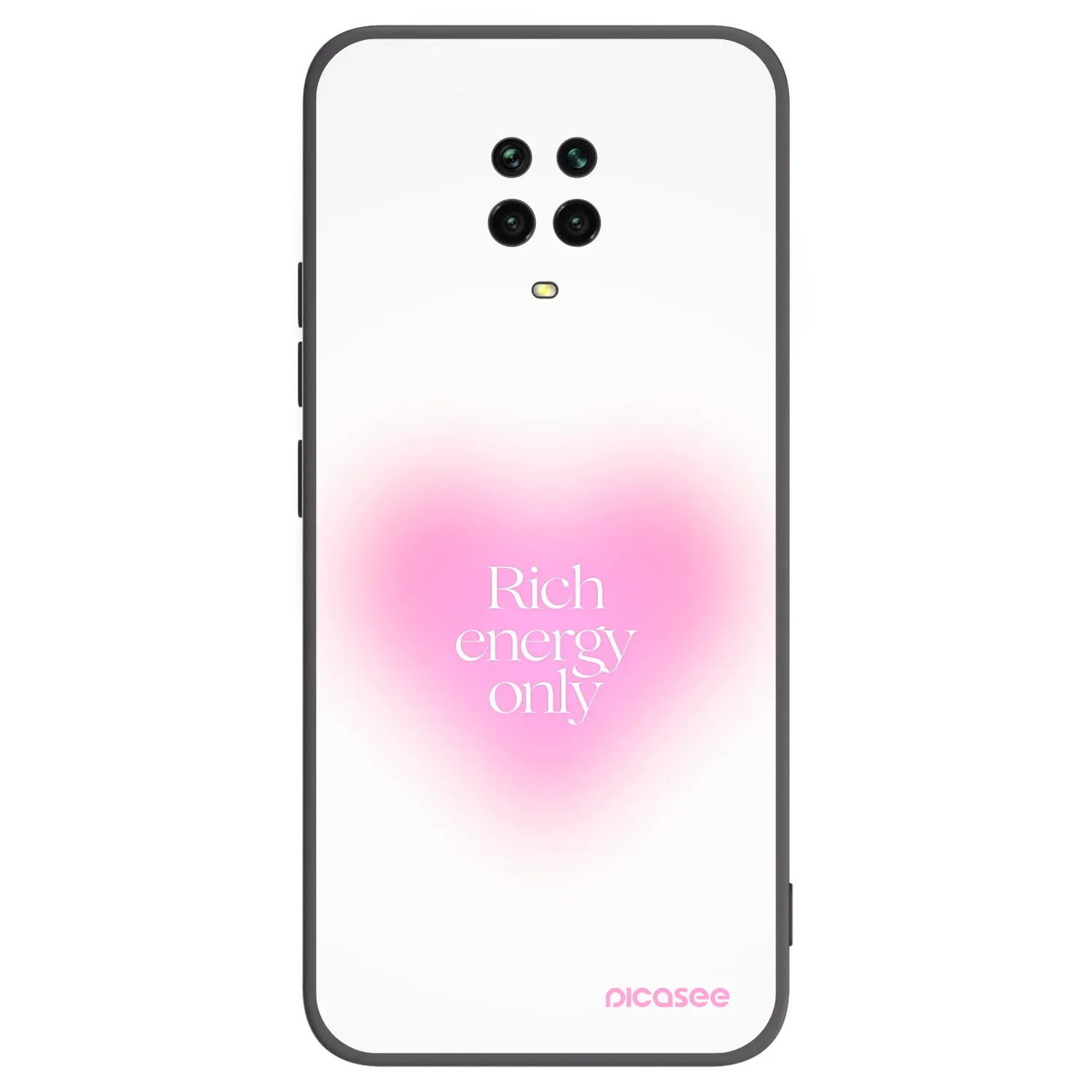 Picasee crna silikonska maskica za Xiaomi Redmi Note 9 Pro - Rich Energy