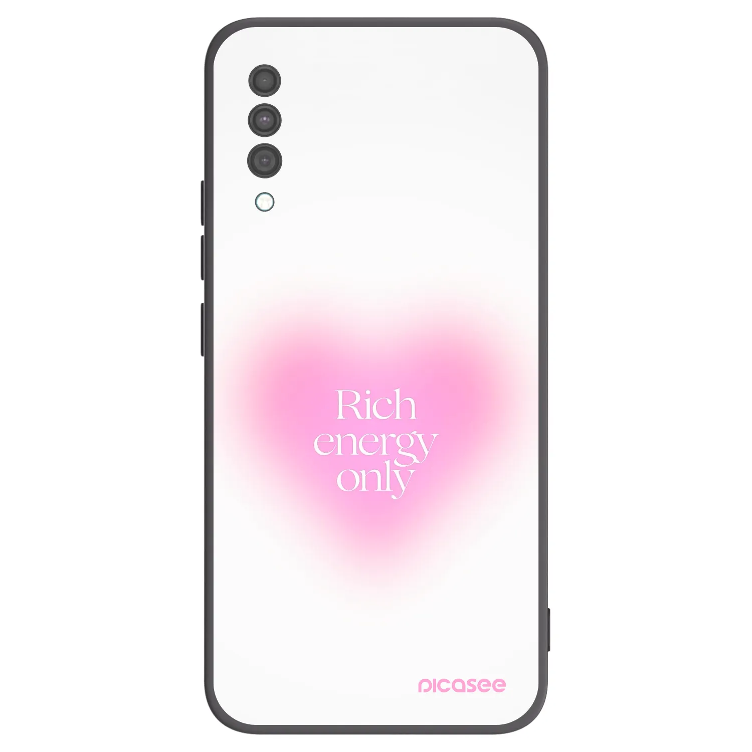 Picasee crna silikonska maskica za Samsung Galaxy A30s A307F - Rich Energy