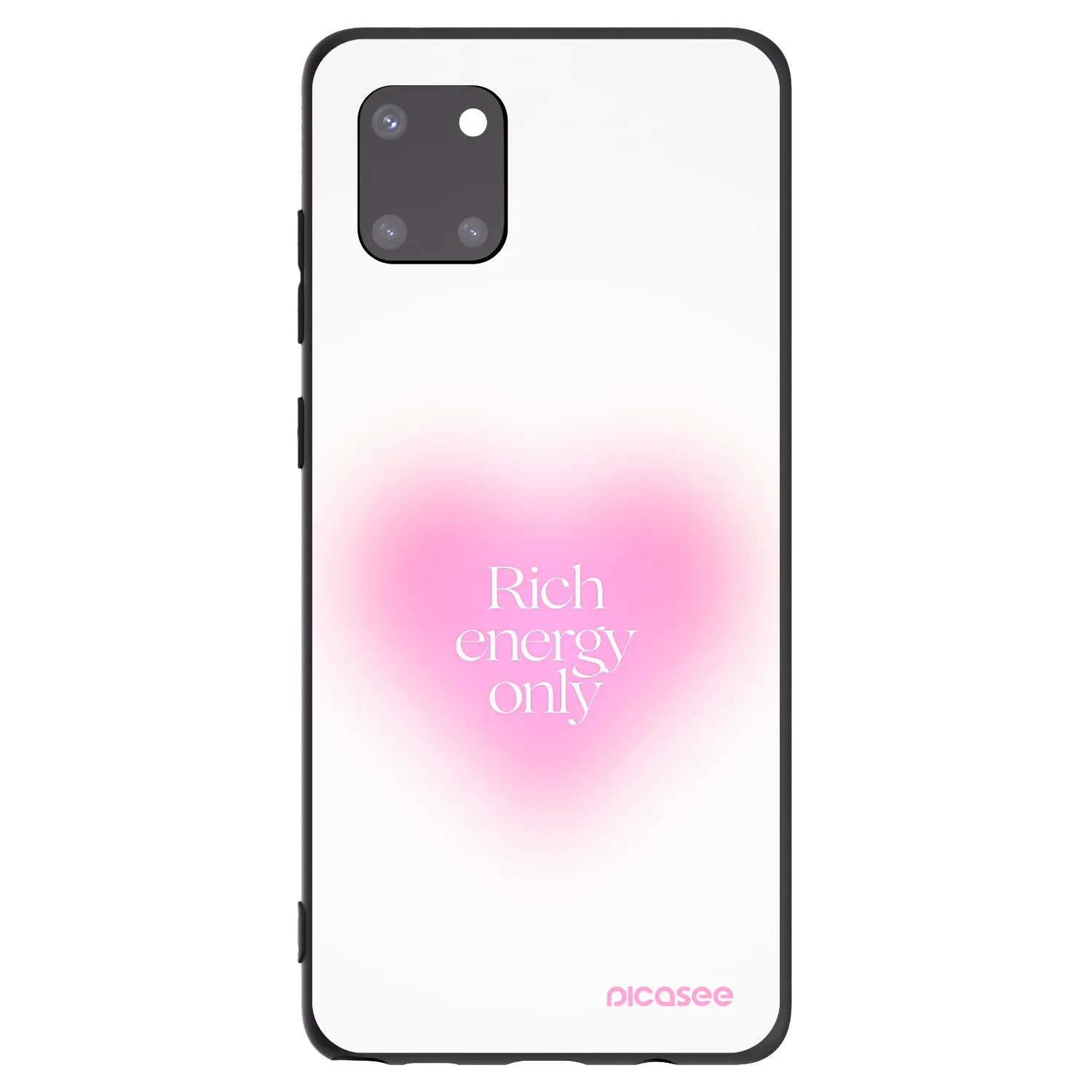 Picasee crna silikonska maskica za Samsung Galaxy Note 10 Lite N770F - Rich Energy