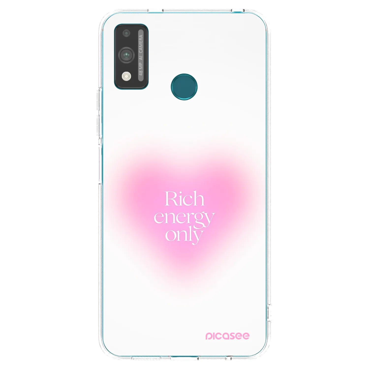Picasee silikonska prozirna maskica za Honor 9X Lite - Rich Energy