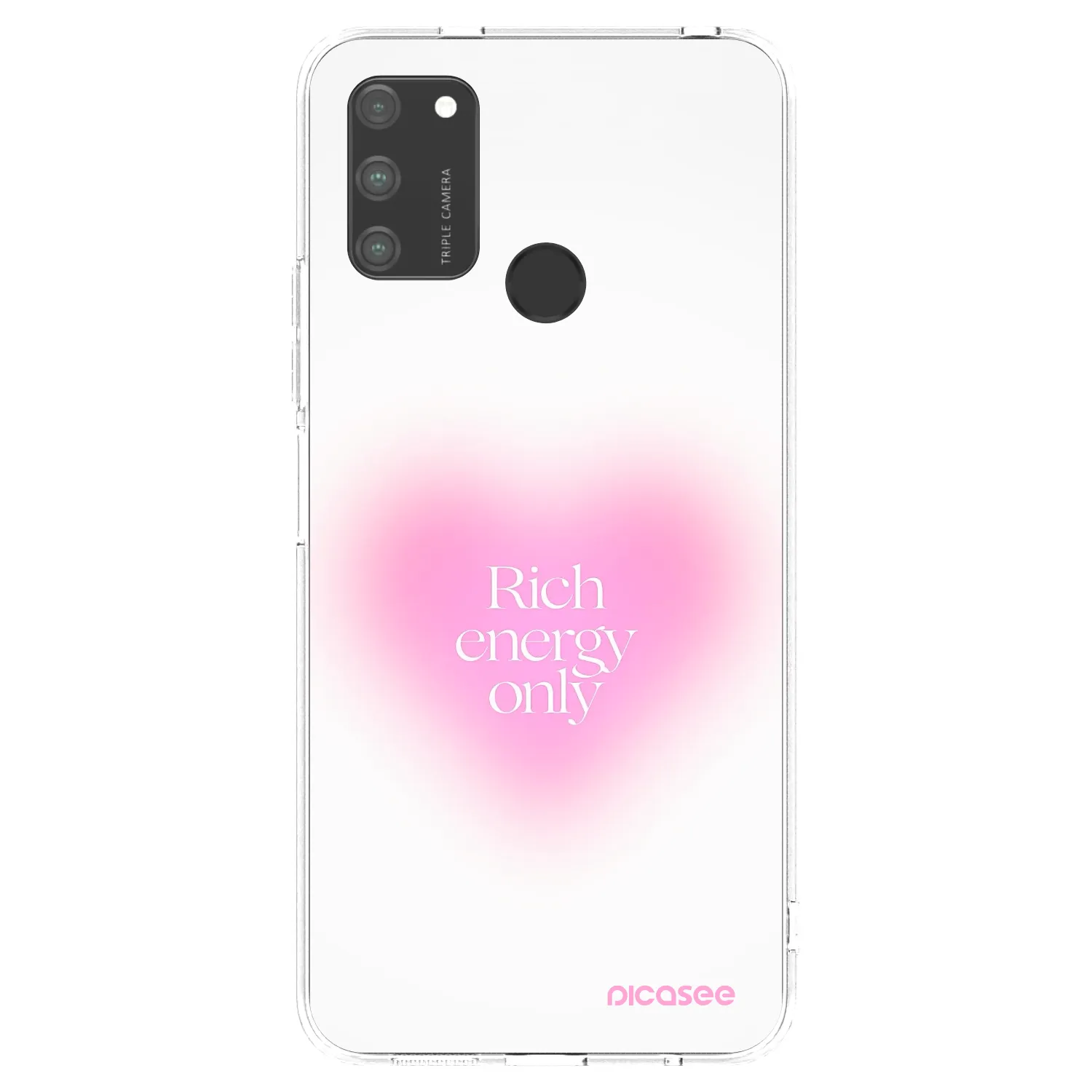 Picasee silikonska prozirna maskica za Honor 9A - Rich Energy