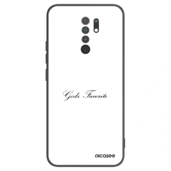 Picasee crna silikonska maskica za Xiaomi Redmi 9 - Gods Favorite