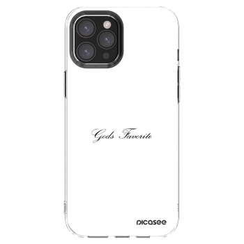 Picasee silikonska prozirna maskica za Apple iPhone 12 Pro Max - Gods Favorite