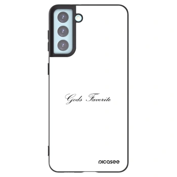 Picasee crna silikonska maskica za Samsung Galaxy S21+ 5G G996F - Gods Favorite