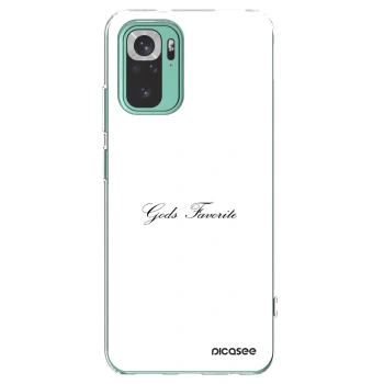 Picasee silikonska prozirna maskica za Xiaomi Redmi Note 10 Pro - Gods Favorite