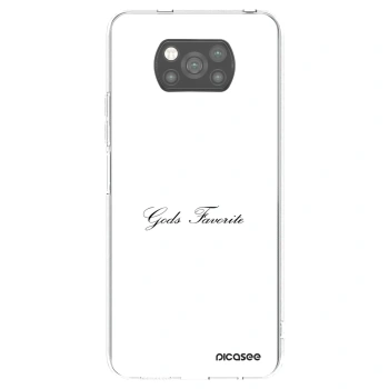 Picasee crna silikonska maskica za Xiaomi Poco X3 Pro - Gods Favorite