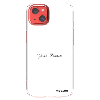 Picasee silikonska prozirna maskica za Apple iPhone 13 - Gods Favorite