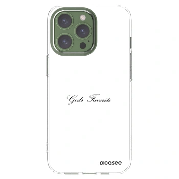 Picasee silikonska prozirna maskica za Apple iPhone 13 Pro - Gods Favorite