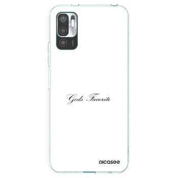 Picasee silikonska prozirna maskica za Xiaomi Redmi Note 10 5G - Gods Favorite