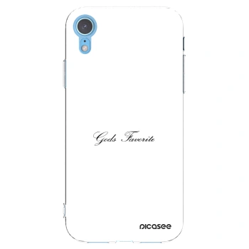 Picasee silikonska prozirna maskica za Apple iPhone XR - Gods Favorite