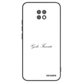 Picasee crna silikonska maskica za Xiaomi Redmi Note 9T - Gods Favorite