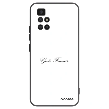 Picasee crna silikonska maskica za Xiaomi Redmi 10 - Gods Favorite