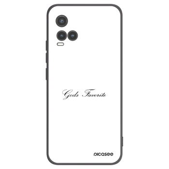 Picasee crna silikonska maskica za Vivo Y33s - Gods Favorite