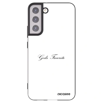 Picasee crna silikonska maskica za Samsung Galaxy S22+ 5G - Gods Favorite
