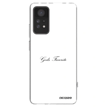 Picasee silikonska prozirna maskica za Xiaomi Redmi Note 11 Pro 5G - Gods Favorite