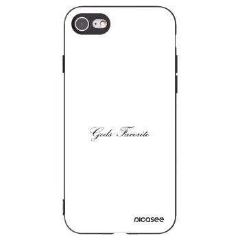 Picasee crna silikonska maskica za Apple iPhone SE 2022 - Gods Favorite