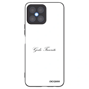 Picasee crna silikonska maskica za Honor X8 4G - Gods Favorite