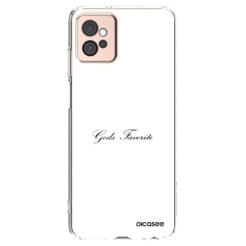 Picasee silikonska prozirna maskica za Motorola Moto G32 - Gods Favorite