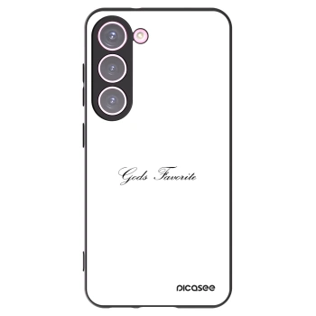 Picasee crna silikonska maskica za Samsung Galaxy S23 5G - Gods Favorite