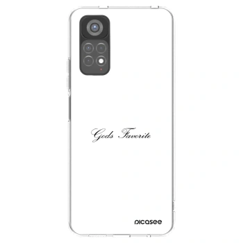 Picasee silikonska prozirna maskica za Xiaomi Redmi Note 11S 5G - Gods Favorite