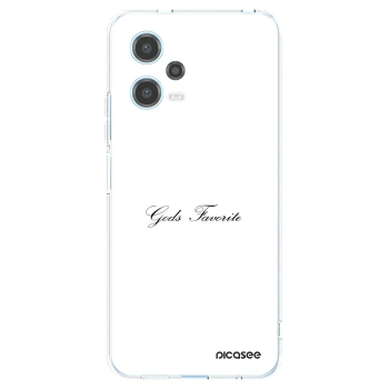 Picasee silikonska prozirna maskica za Xiaomi Redmi Note 12 5G - Gods Favorite