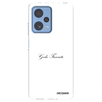 Picasee silikonska prozirna maskica za Xiaomi Redmi Note 12 Pro 5G - Gods Favorite