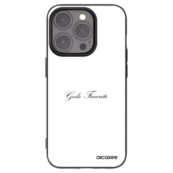Picasee crna silikonska maskica za Apple iPhone 15 Pro - Gods Favorite