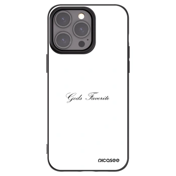 Picasee crna silikonska maskica za Apple iPhone 15 Pro Max - Gods Favorite