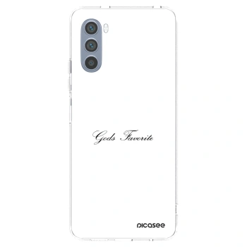 Picasee silikonska prozirna maskica za Motorola Moto G62 - Gods Favorite