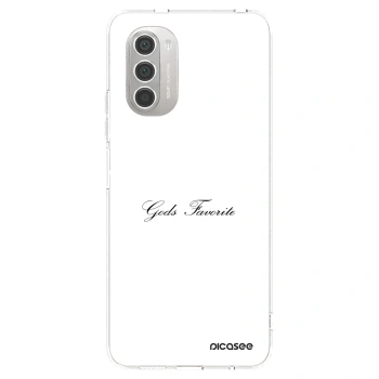 Picasee silikonska prozirna maskica za Motorola Moto G51 - Gods Favorite