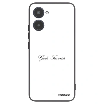 Picasee crna silikonska maskica za Realme 10 4G - Gods Favorite
