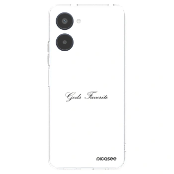 Picasee silikonska prozirna maskica za Realme 10 4G - Gods Favorite