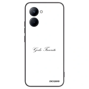 Picasee crna silikonska maskica za Realme C33 (2023) - Gods Favorite