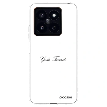 Picasee silikonska prozirna maskica za Xiaomi 14 Pro - Gods Favorite