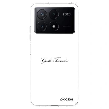 Picasee silikonska prozirna maskica za Xiaomi Poco X6 Pro - Gods Favorite
