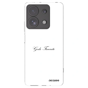Picasee silikonska prozirna maskica za Xiaomi Redmi Note 13 Pro 4G - Gods Favorite