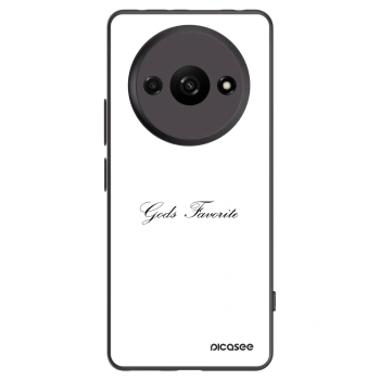 Picasee crna silikonska maskica za Xiaomi Redmi A3 - Gods Favorite