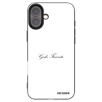 Picasee crna silikonska maskica za Apple iPhone 16 Plus - Gods Favorite