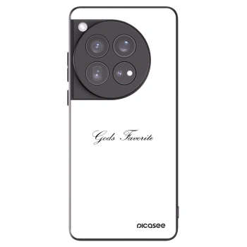 Picasee crna silikonska maskica za OnePlus 12 5G - Gods Favorite