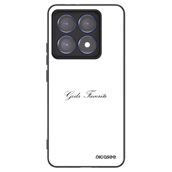 Picasee crna silikonska maskica za Xiaomi 14T Pro - Gods Favorite