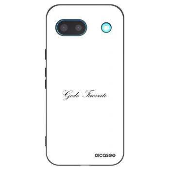 Picasee crna silikonska maskica za Google Pixel 8a - Gods Favorite