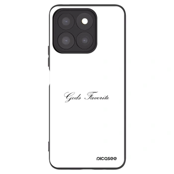 Picasee crna silikonska maskica za Honor X8c - Gods Favorite