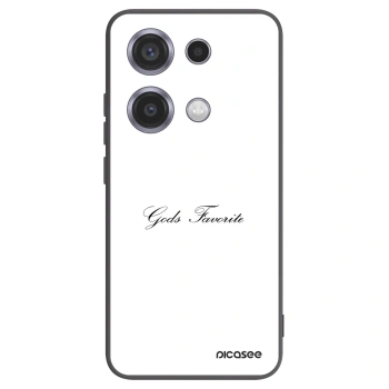 Picasee crna silikonska maskica za Xiaomi Redmi Note 14S - Gods Favorite