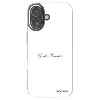 Picasee silikonska prozirna maskica za Apple iPhone 17 - Gods Favorite