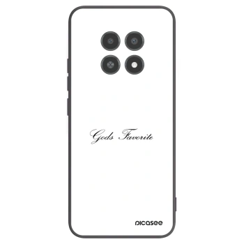 Picasee crna silikonska maskica za Realme 12X - Gods Favorite