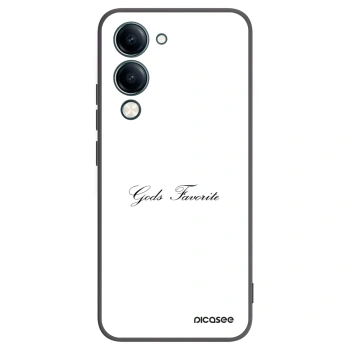Picasee crna silikonska maskica za Vivo Y29s 5G - Gods Favorite