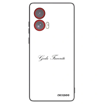 Picasee crna silikonska maskica za Motorola Edge 50 Fusion - Gods Favorite