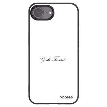 Picasee crna silikonska maskica za Apple iPhone 17e - Gods Favorite