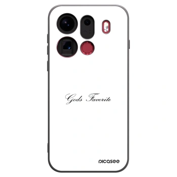 Picasee crna silikonska maskica za OPPO Find X9 Pro - Gods Favorite
