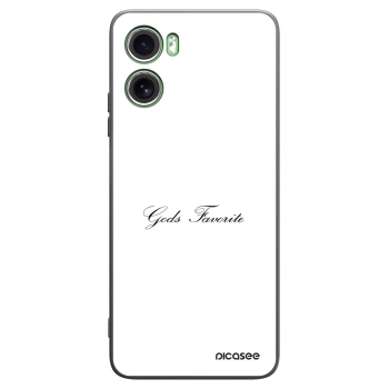 Picasee crna silikonska maskica za Motorola Moto G06 - Gods Favorite